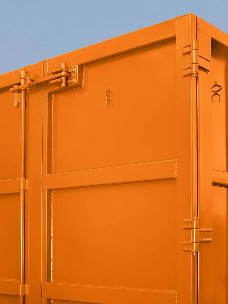 Live-Ansicht von konfigurierterm Abrollcontainer